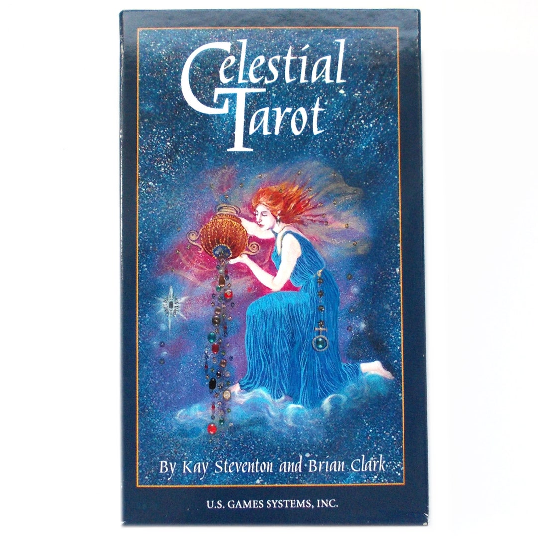 Celestial Tarot 78 Cards Astrology Zodiac Oracle Deck by Kay Steventon ...