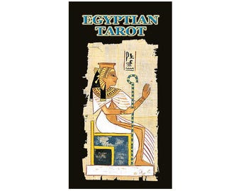 Egyptian Tarot by Silvana Alasia & Pietro Alligo 78 Cards Deck with Instructions