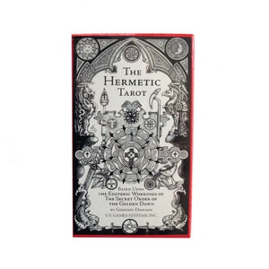 Das Hermetic Tarot 78 Kartendeck & Anleitung Geheimer Orden der Goldenen Morgenröte