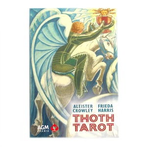 Aleister Crowley Thoth Tarot 78 Cards Deck & Instruction Booklet Pocket Size