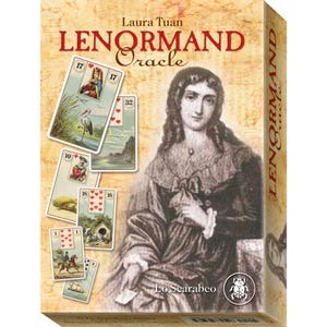 Lenormand Oracle Hard Box Set por Laura Tuan 36 cartas inspiradoras + guia