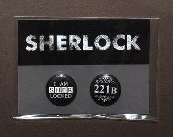 Bbc Sherlock Badges 221b Baker Street Bored Smiley Etsy