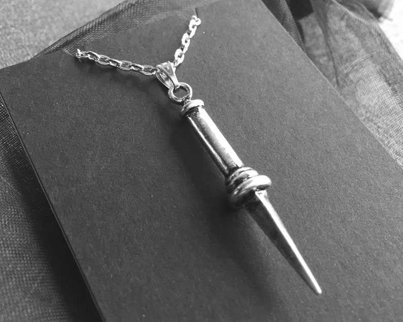 Supernatural angel blade necklace Sam and Dean Winchester | Etsy