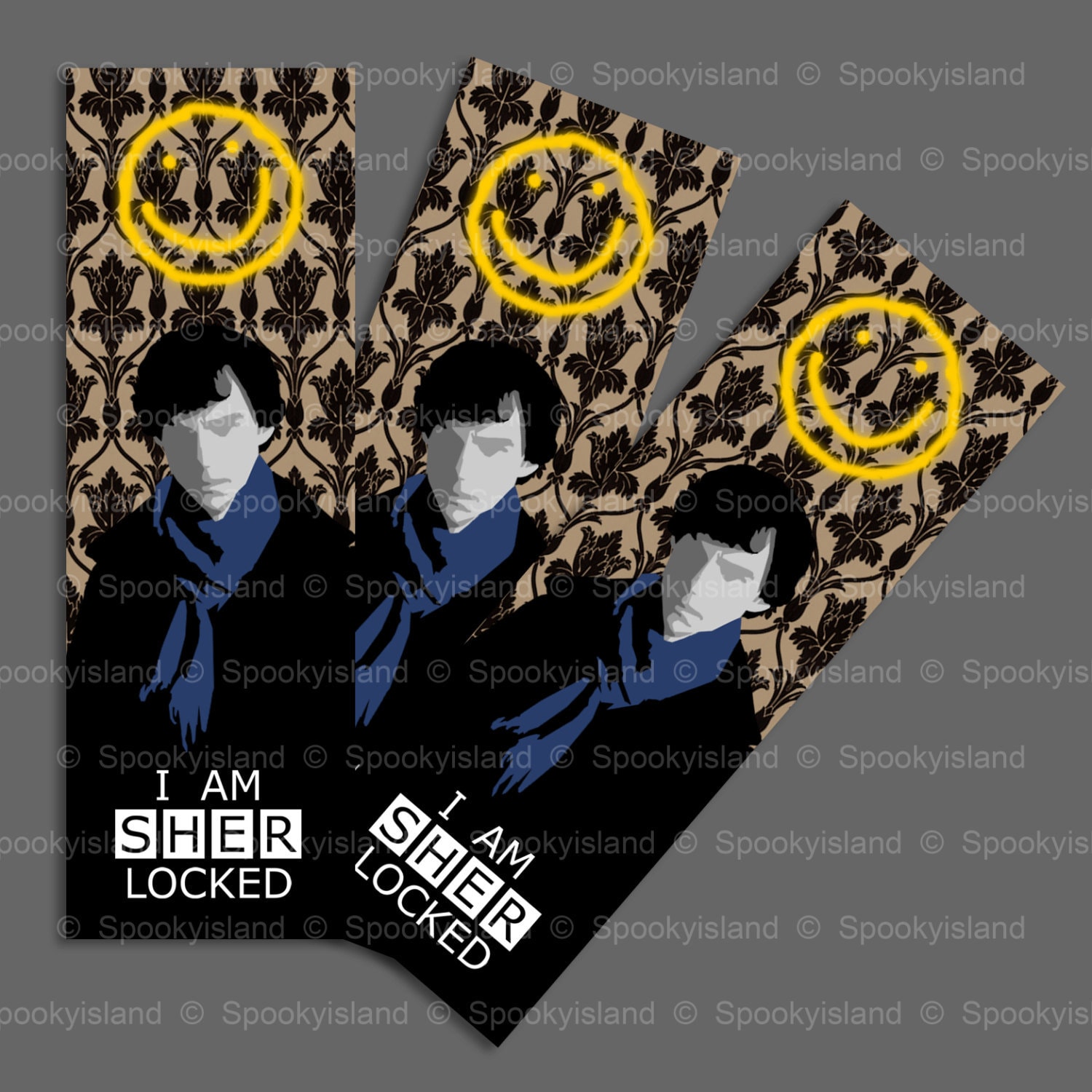 I Am Sherlocked Bookmark Sherlock Party Bag Stocking Stuffer Etsy