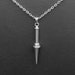 Supernatural angel blade necklace 