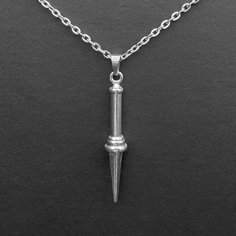 Supernatural angel blade necklace 