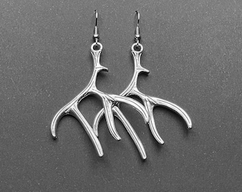 Hannibal antler earrings: Will Graham jewelry, cosplay prop jewellery
