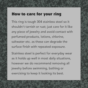 How to care for your ring