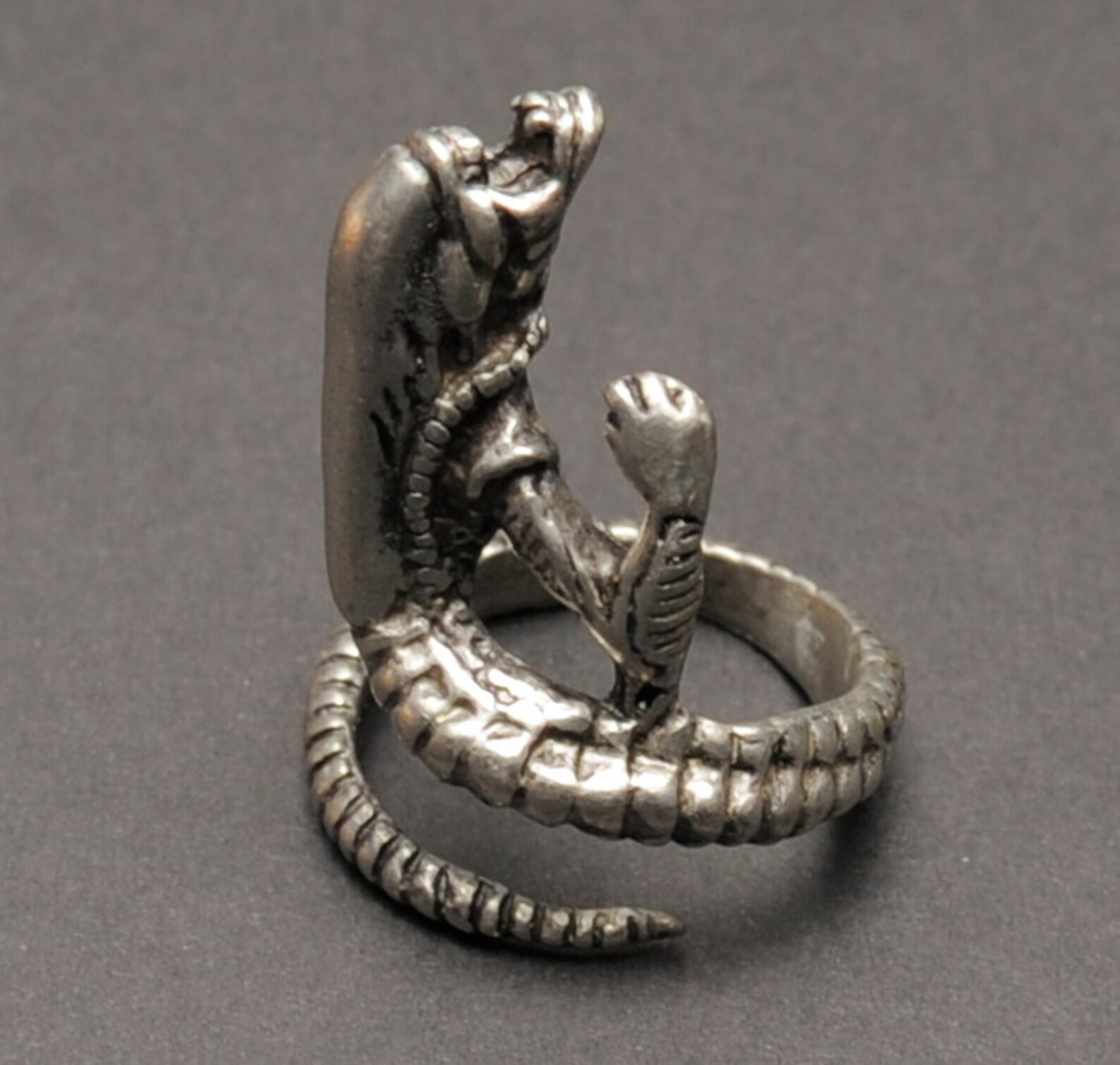 Alien movie Xenomorph ring HR Giger jewelry Ripley cosplay Etsy