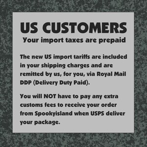 US customers information about import tariffs