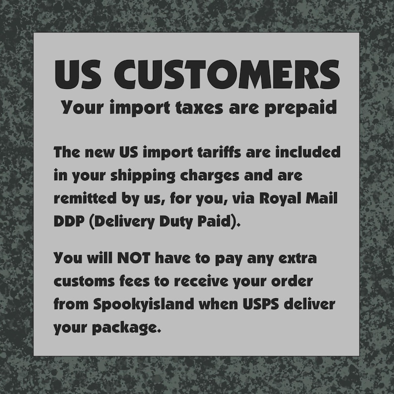 US customers information about import tariffs