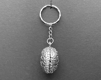 Hannibal human brain keyring | anatomical body part jewellery | cosplay prop keychain | fannibal jewelry