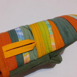 Backing Glove Thick Oven Mitts Handmade Patchwork Cookware Backing Glove Spring colors for Mom