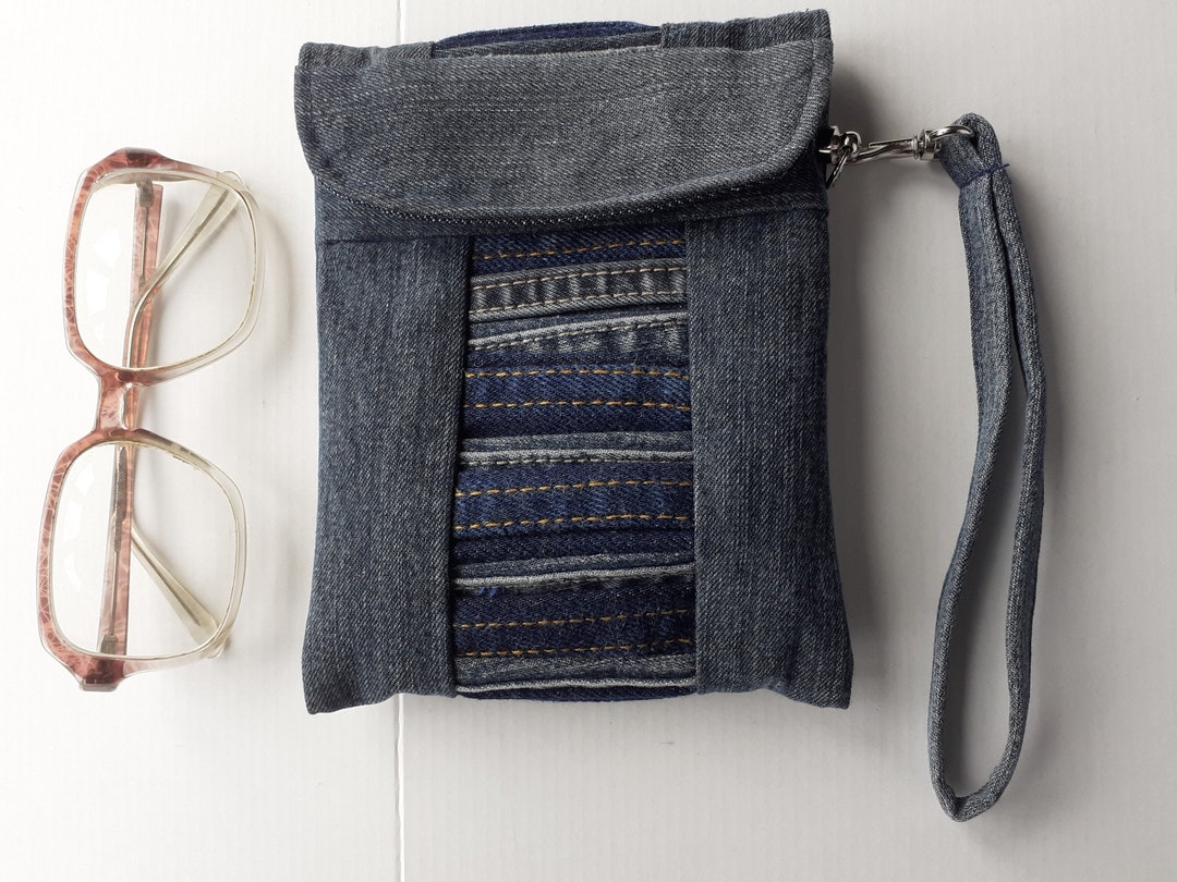 Denim Glasses Case Sunglasses Case Patchwork Quilted Sunglasses Gift