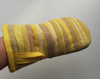 Yellow Kitchen Glove Thick Oven Mitt Baking Loves Pot Holder Kitchen Gift