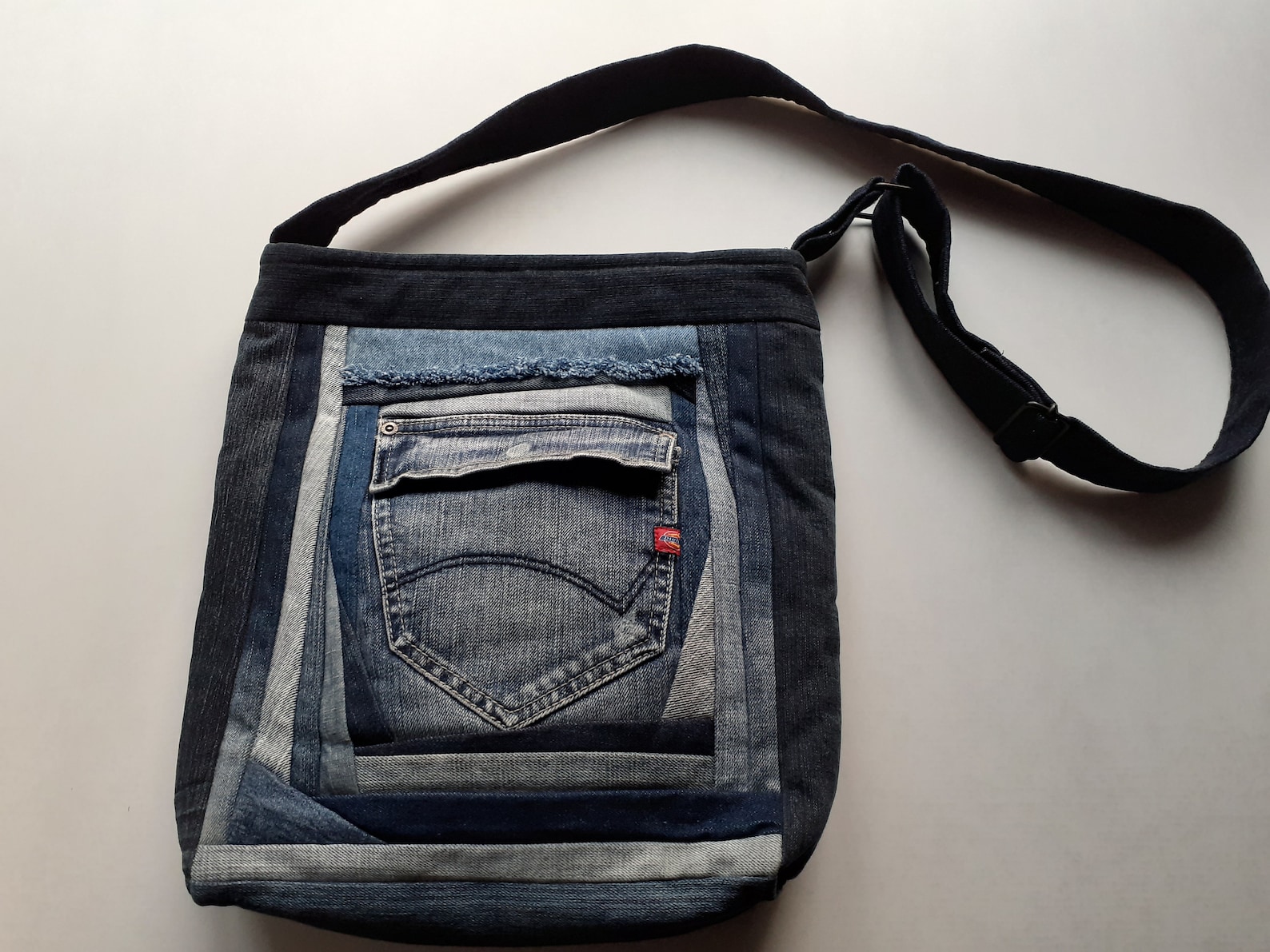 Denim Shoulder Bag Gift Blue Bag Denim Bag Denim Tote Bag | Etsy
