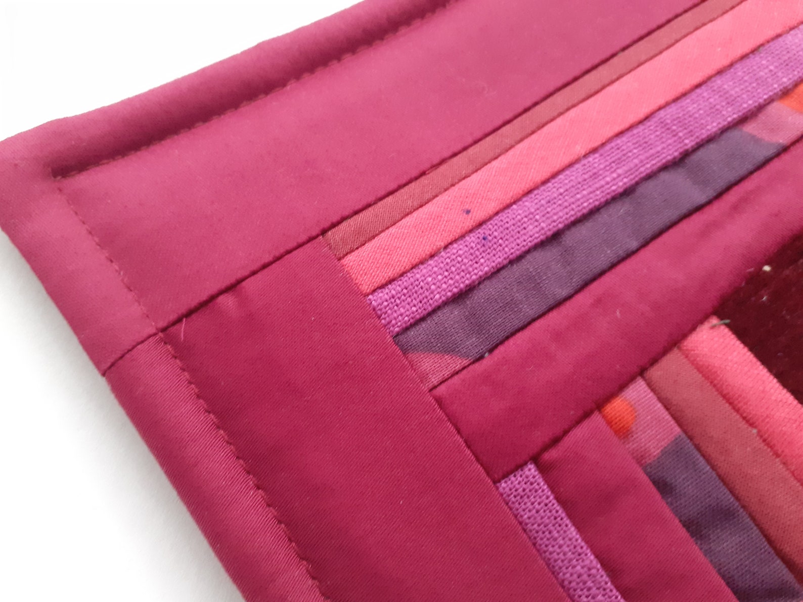 Purple Pot Holders Quilted Potholders Fabric Pads Patchwork Etsy