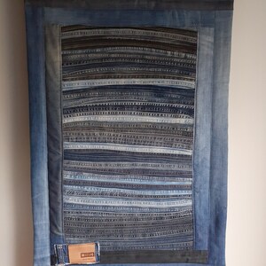 Wall Hangings Modern Denim Wall Decor Quilted