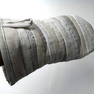 Beige Linen Oven Mitt Kitchen Glove Backing Glove Hand Crafted