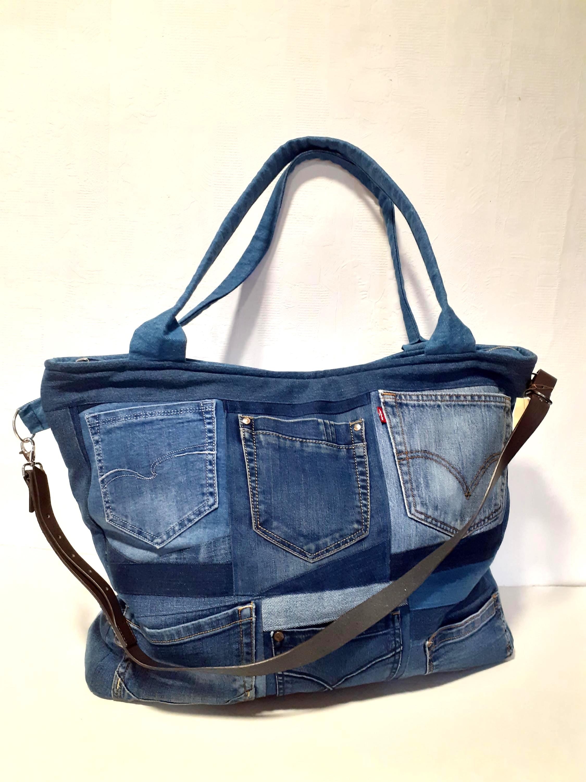 Bolsa Jeans Mochila De Jeans Reciclados Passo A Passo Bolsa Tote