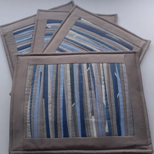 Dinner Placemats, Table Mats ,Patchwork Place Mats, Table Decor  Set of 4