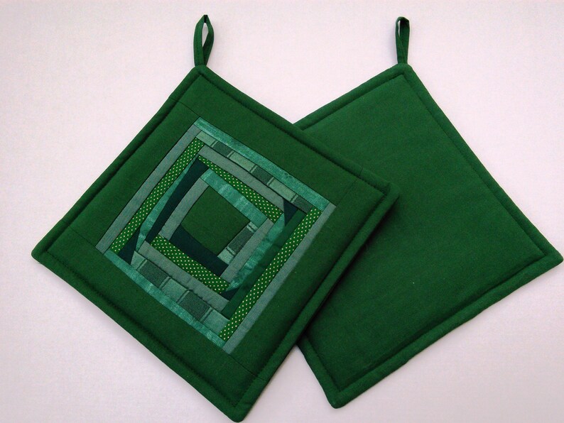 Kitchen Decor Quilted Pot Holders Quilted Potholders Quilted Etsy