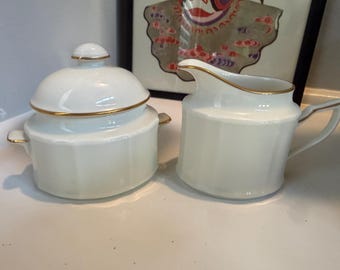 Pot à crème et sucrier NORITAKE Nouveau IMPERIAL GOLD 7631