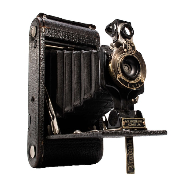 Kodak Autographic Junior 1A Bellows Camera Image - High Quality 6000px Digital Downloads