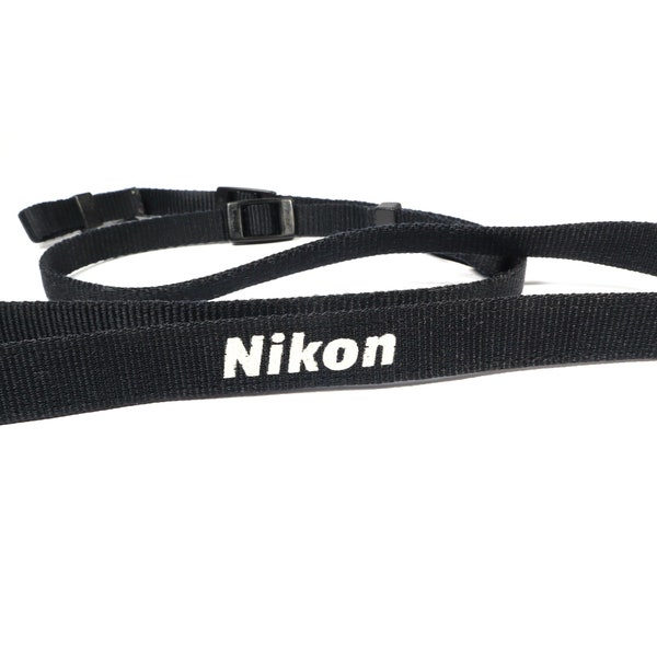 Nikon Camera Strap from Late 20th cent.- 0.7"  Narrow Strap - 40" -100cm Long, A Must for your Nikon