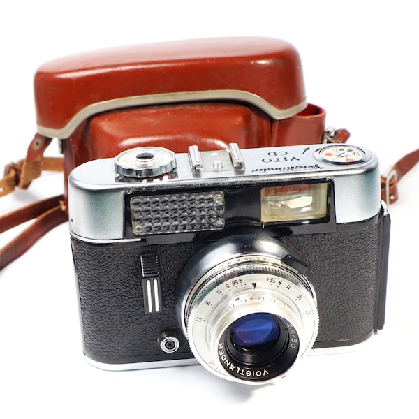 Voigtlander VITO CD 35mm Camera from 1960s, Working and Good Condition Classic Camera + Case