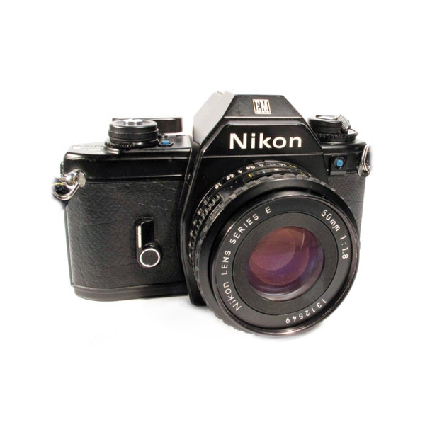 Nikon EM 35mm film camera from 1980s Image -High Quality 4000px Digital Download