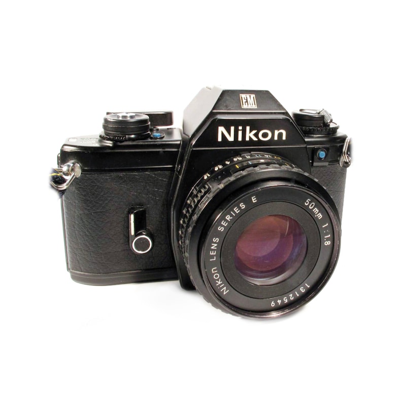 Nikon EM 35mm film camera from 1980s Image High Quality Etsy