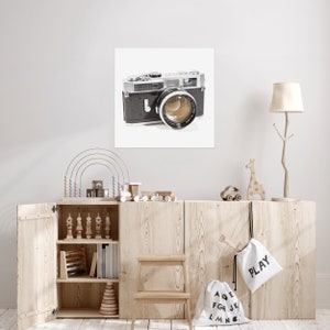 Wall Art Image  of Very Rare Canon 1950s 35mm film rangefinder camera - Fine Art Print or 4000px Digital Download
