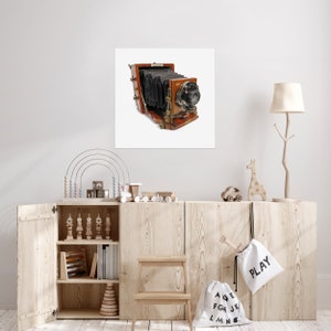 Wallart - Image of Lancaster Plate camera from c. 1900 - Fine Art Print or 4000px Digital Download