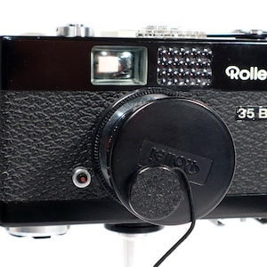 Rollei 35B 35mm Black Film Camera, Classic and Rare - Tested and Good with Case