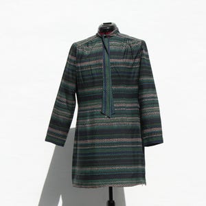 VTG 60s psychedelische mini-mod-jurk {L}