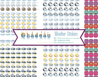 800+ Printable Weather Stickers