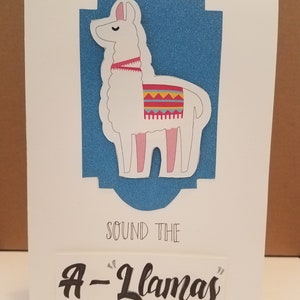 Llama Birthday Card