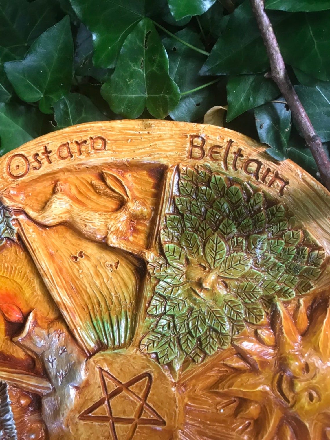 Pagan Wheel of the Year Wall Plaque Ideal for Wiccan Altar. Etsy UK