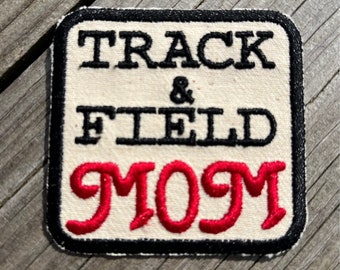 Track and Field Mom patch, Cross Country Mom patch for sports mom, Patch for hat, , Running Patch for backpack, XC mom, Gift for sports mom