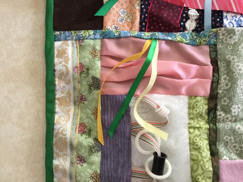 Fidget Quilt Sensory Blanket Fresh Grass