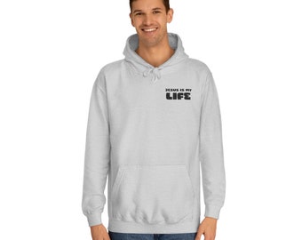 Jesus Is My Life: Unisex College Hoodie