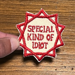 Special Kind of Idiot Patch: Ultra Runner Iron-On Gift