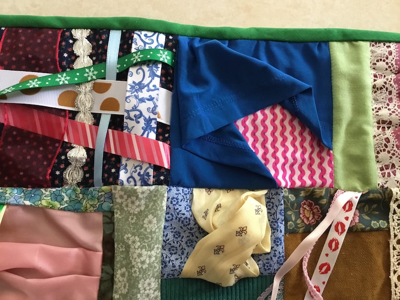 Fidget Quilt Sensory Blanket Fresh Grass
