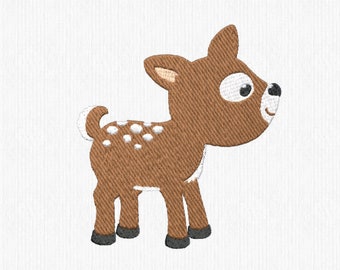 forest animals embroidery designs for babies, baby deer embroidery files for baby quilts, embroidery pattern for clothes, machine