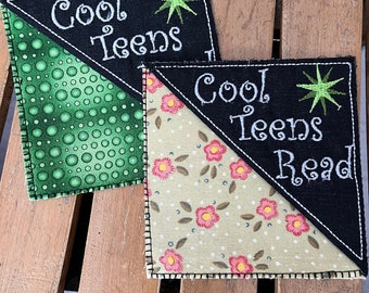 Cool Teens Read corner bookmark, graduation gift for Teen, Bible Bookmark, for friend, Book Lover gift, Reader gift, glow in the dark