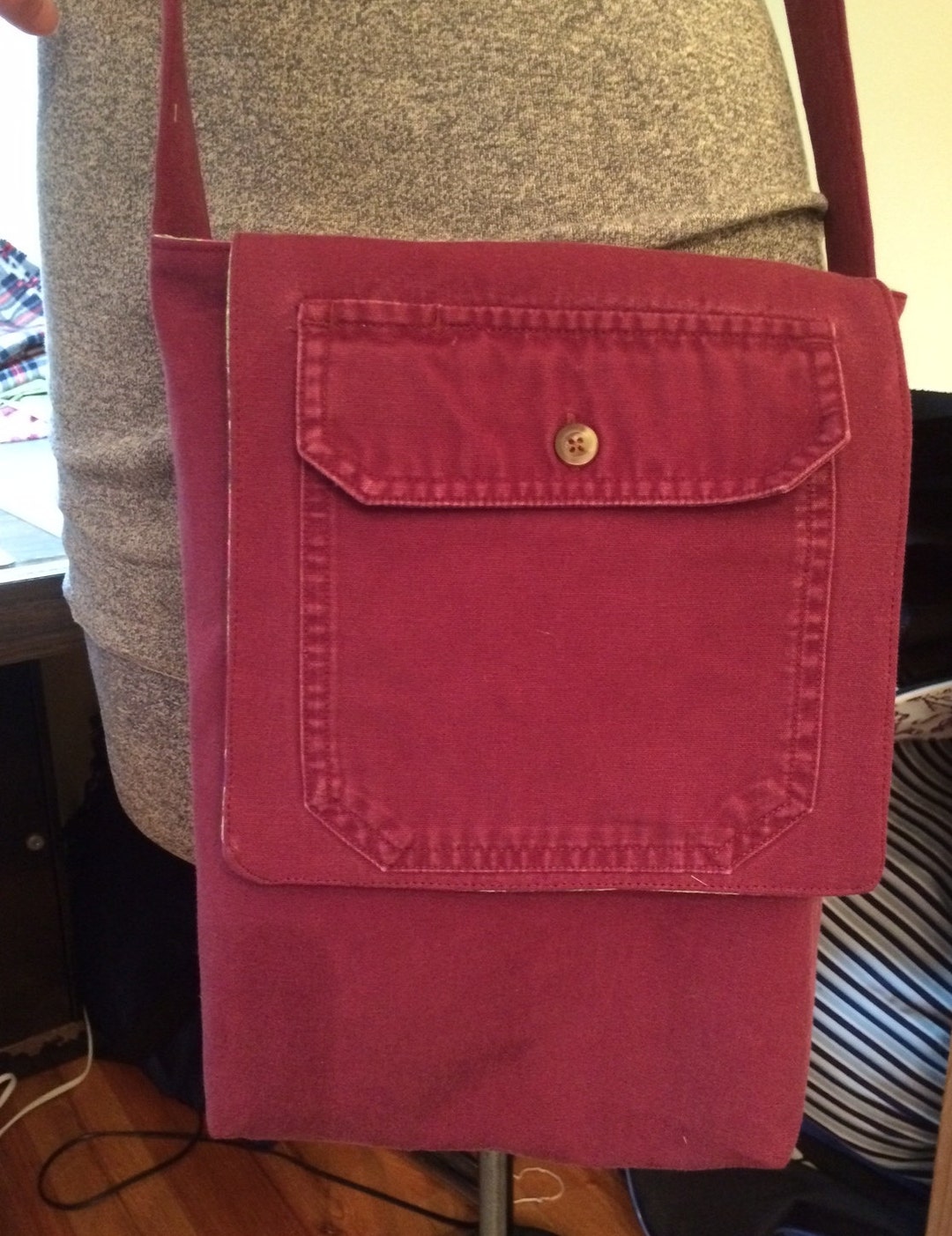 Cross Body Bag Pattern Pdf Upcycled Shirt Tote Bag Memorial Etsy