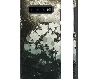 Moon and Stars Cosmic Design, Phone Case, Tough Cases