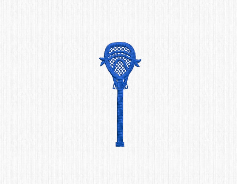 Embroidery Design Lacrosse Goalie Stick Lacrosse Embroidery Etsy