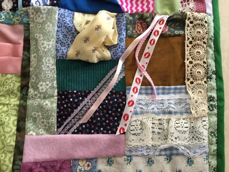 Fidget Quilt Sensory Blanket Fresh Grass